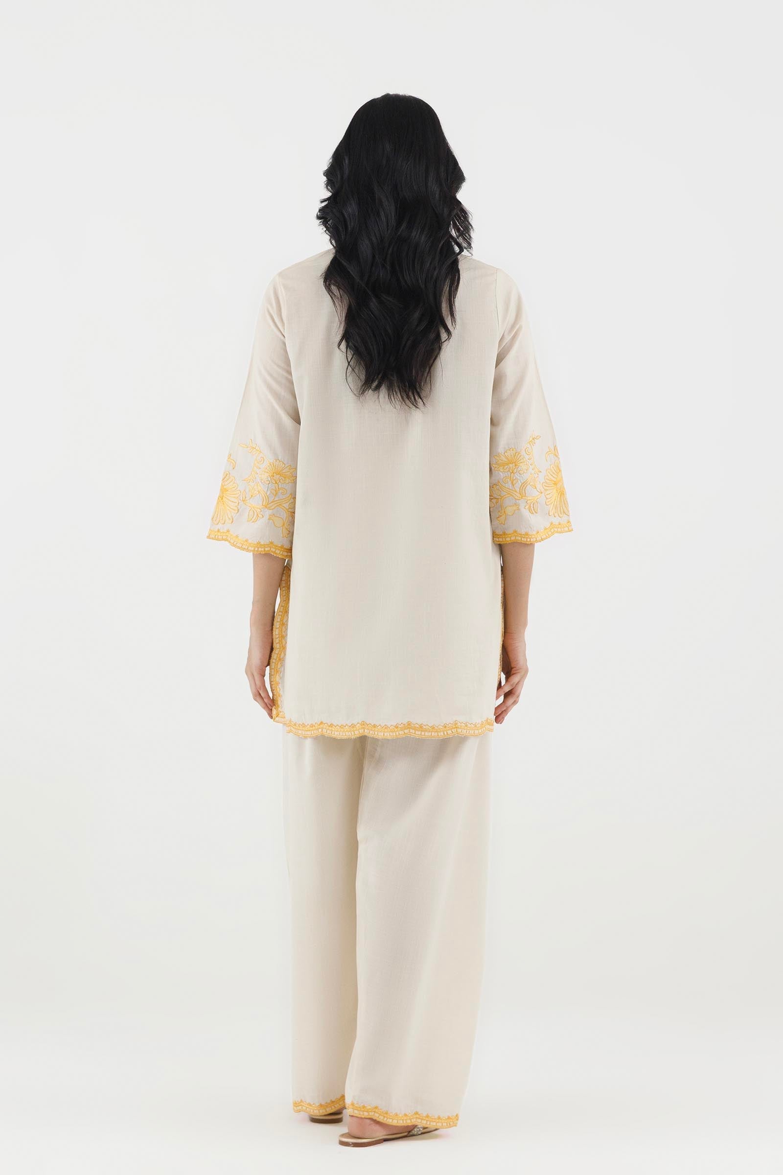Stitched Embroidered Lawn Shirt+ Shalwar