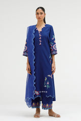 Stitched Embroidered Lawn Suit