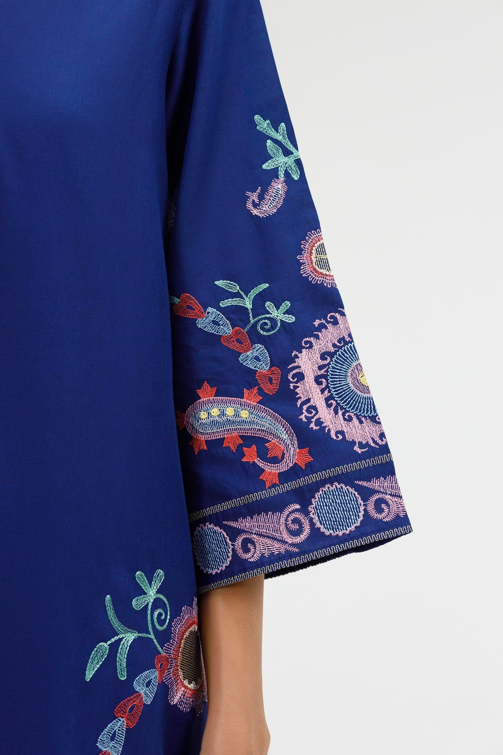 Stitched Embroidered Lawn Suit