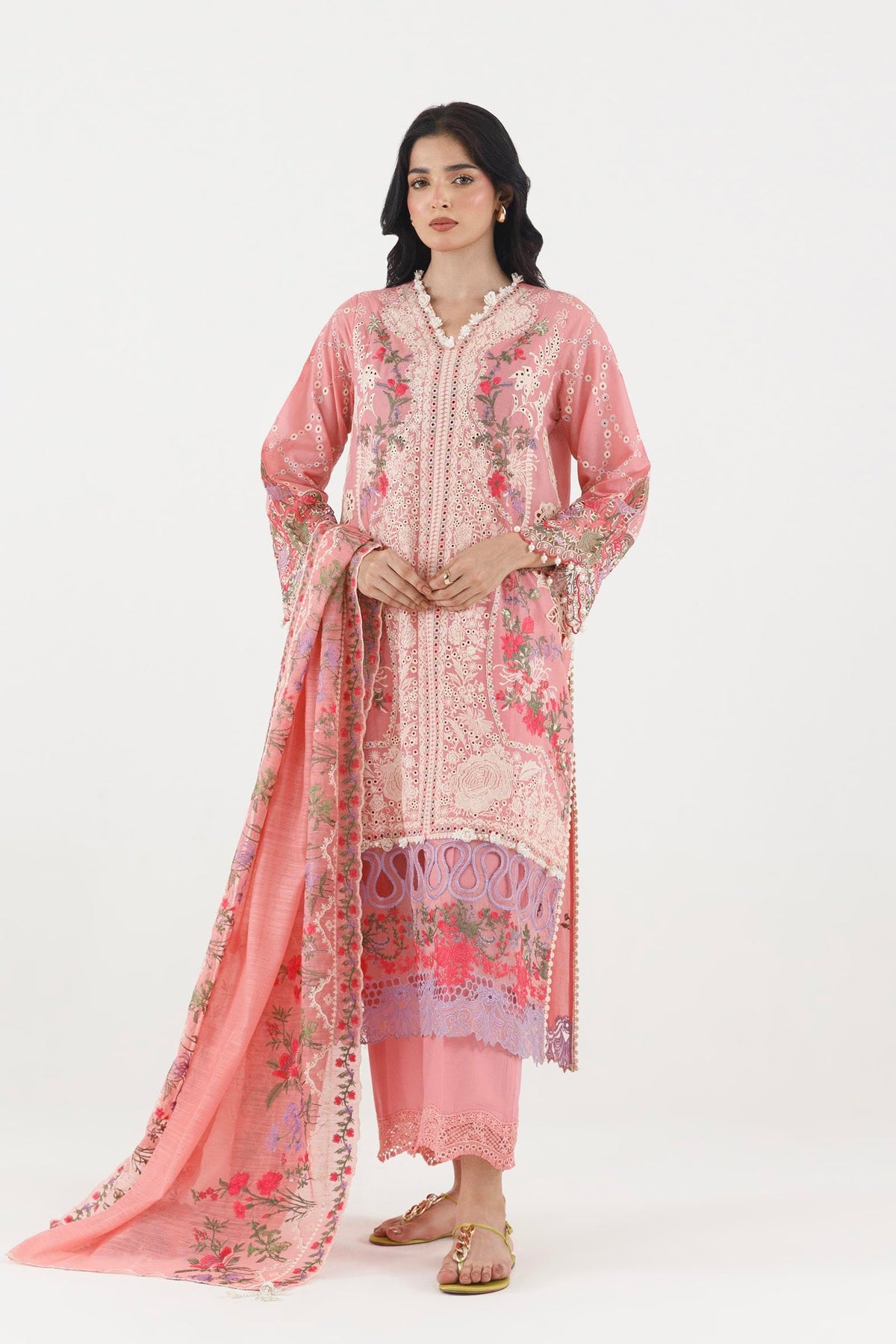 Stitched Printed Lawn Suit