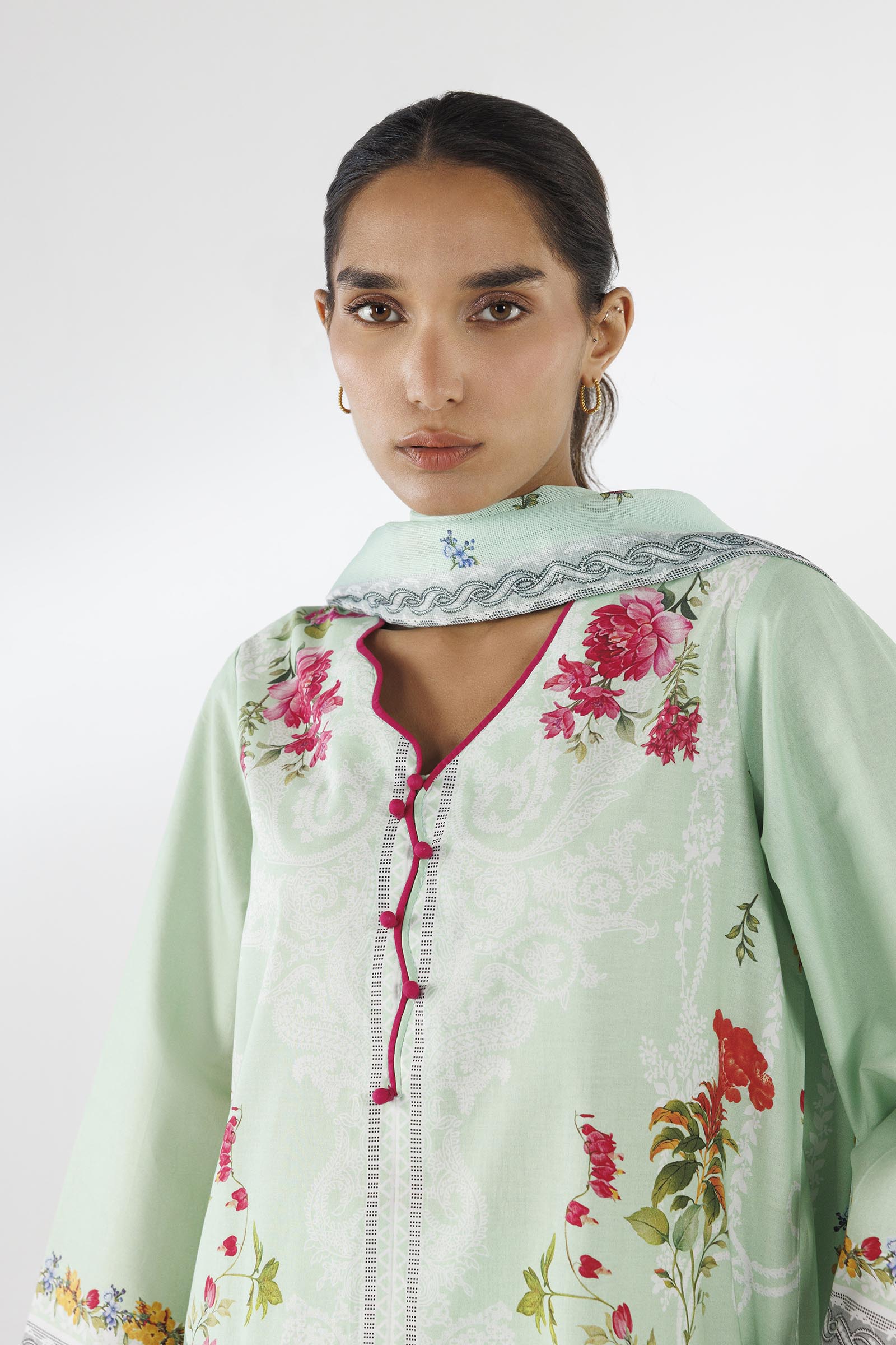Stitched Printed Lawn Suit
