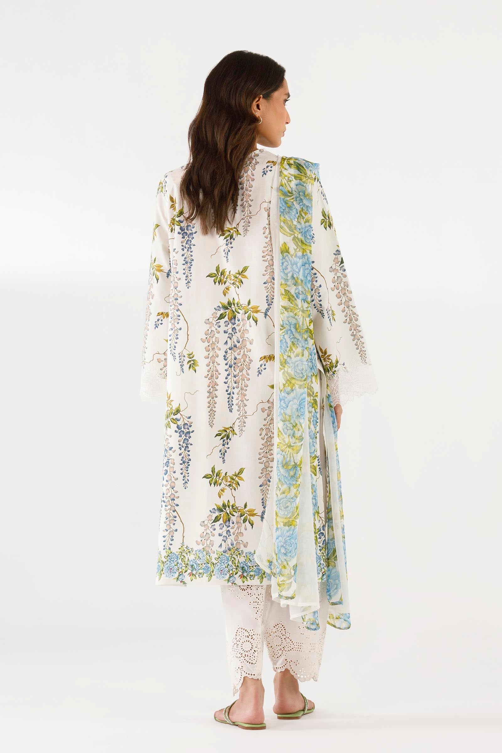 Stitched Printed Lawn Shirt+ Dupatta
