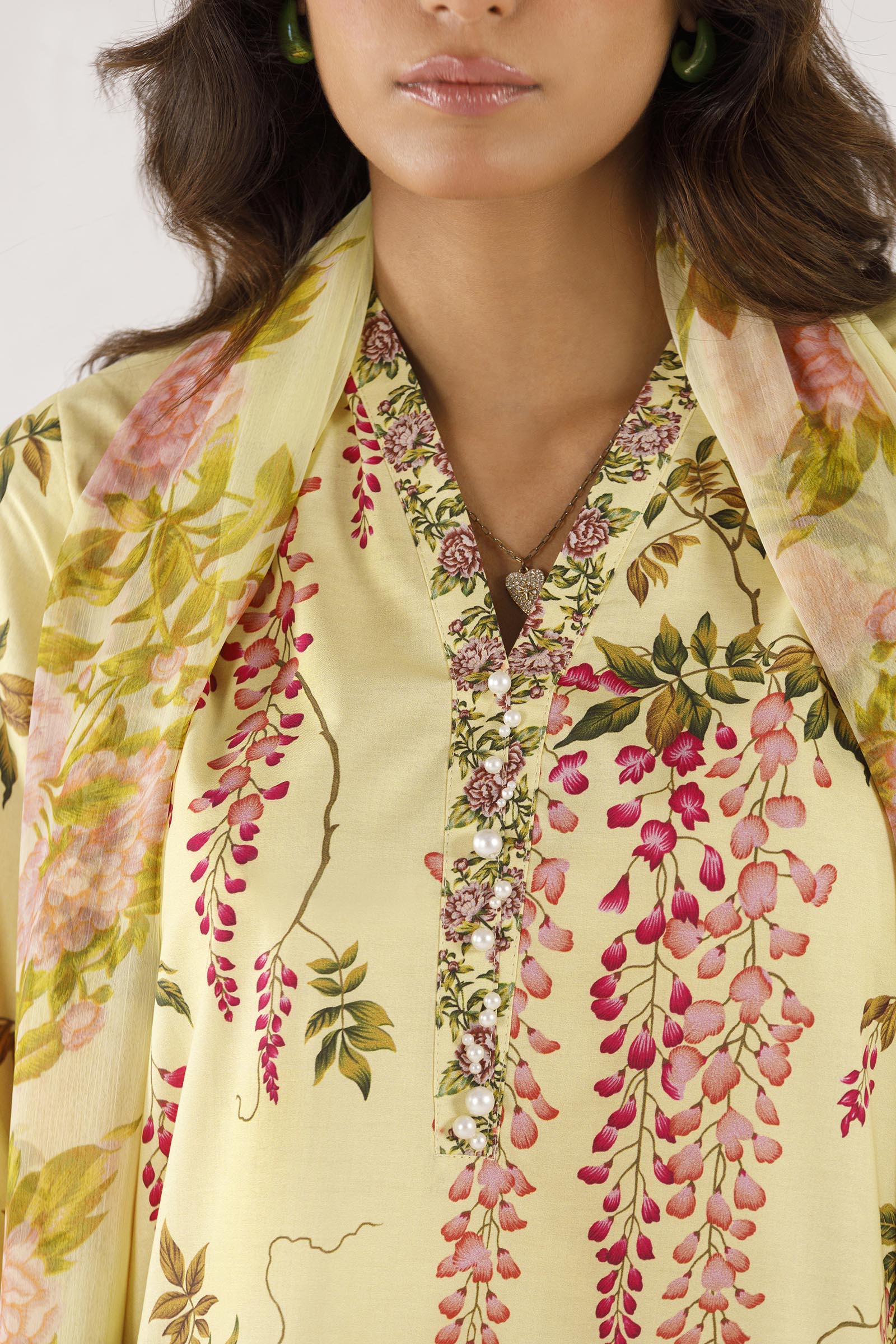Stitched Printed Lawn Shirt+ Dupatta