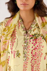 Stitched Printed Lawn Shirt+ Dupatta
