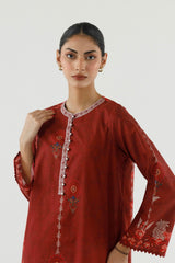 Stitched Printed Lawn Shirt+ Bottom