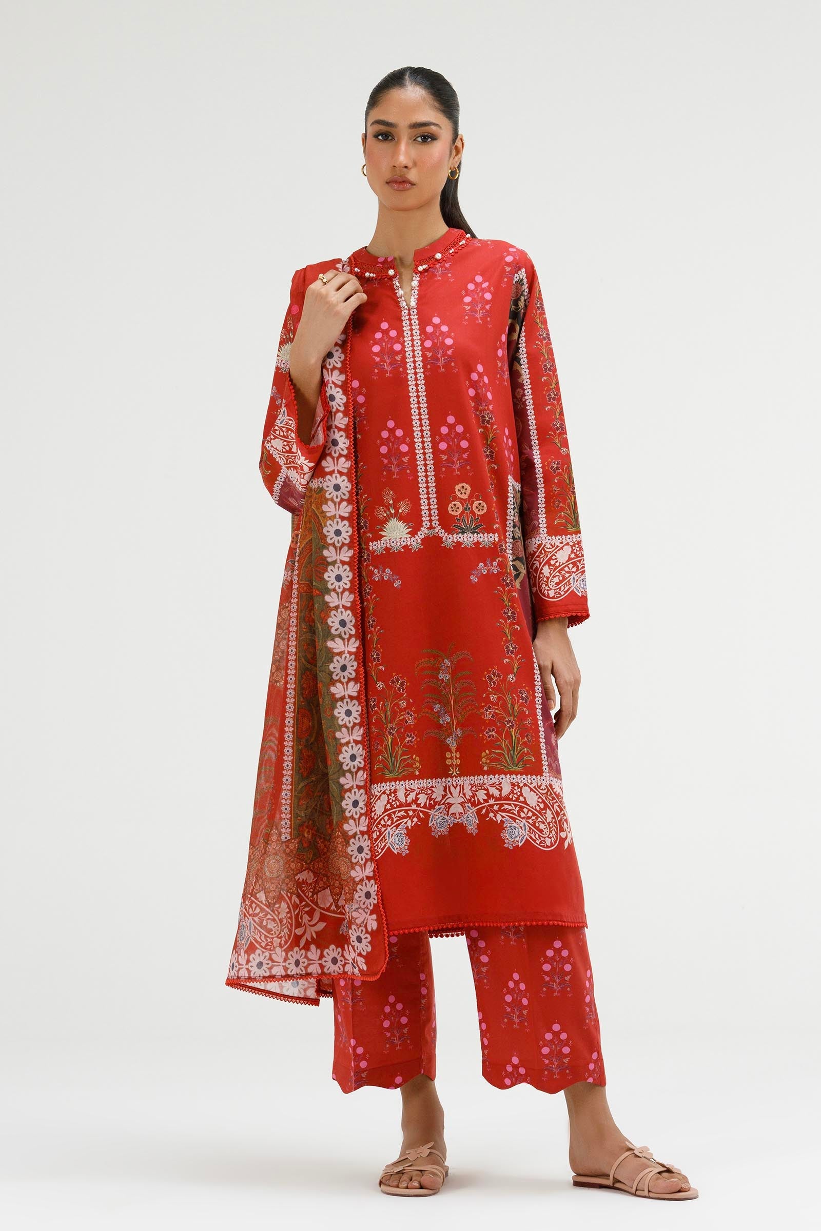 Stitched Printed Lawn Suit