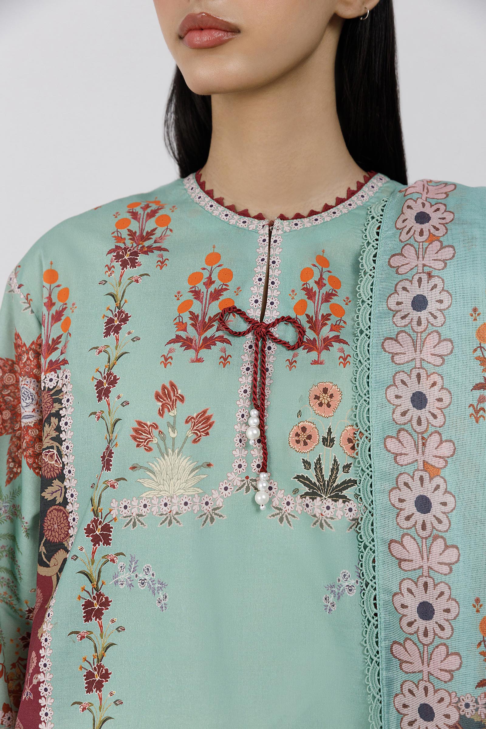 Stitched Printed Lawn Suit