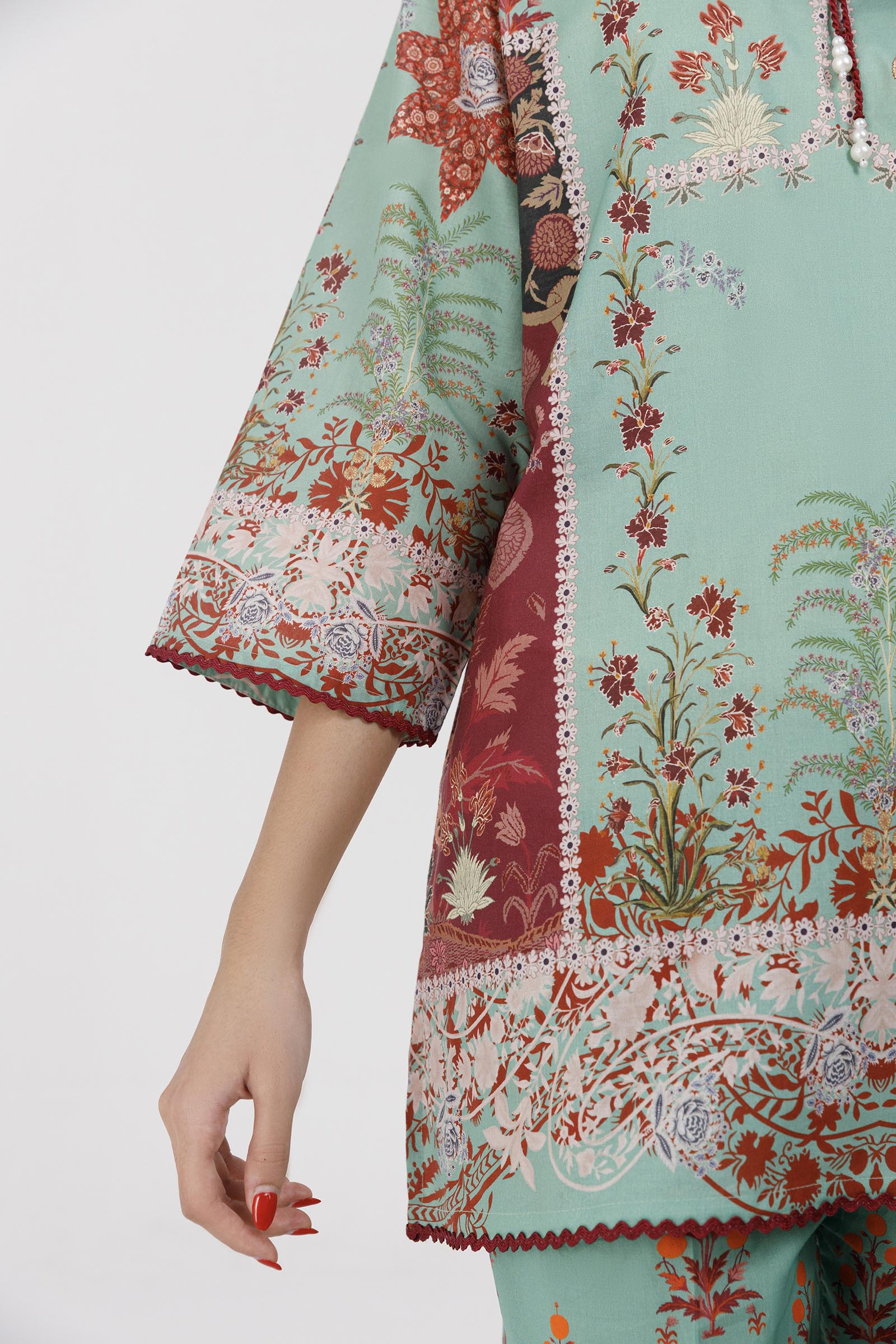 Stitched Printed Lawn Suit