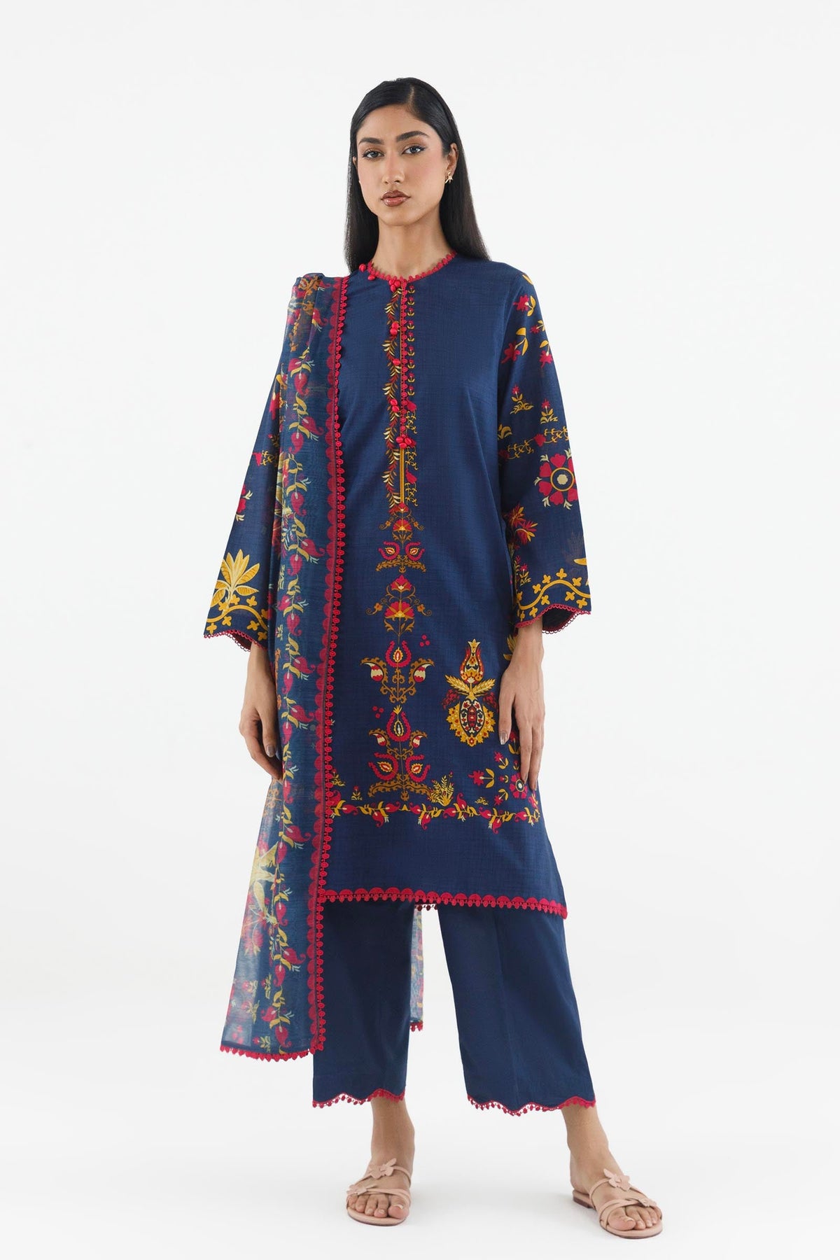 Stitched Printed Lawn Suit