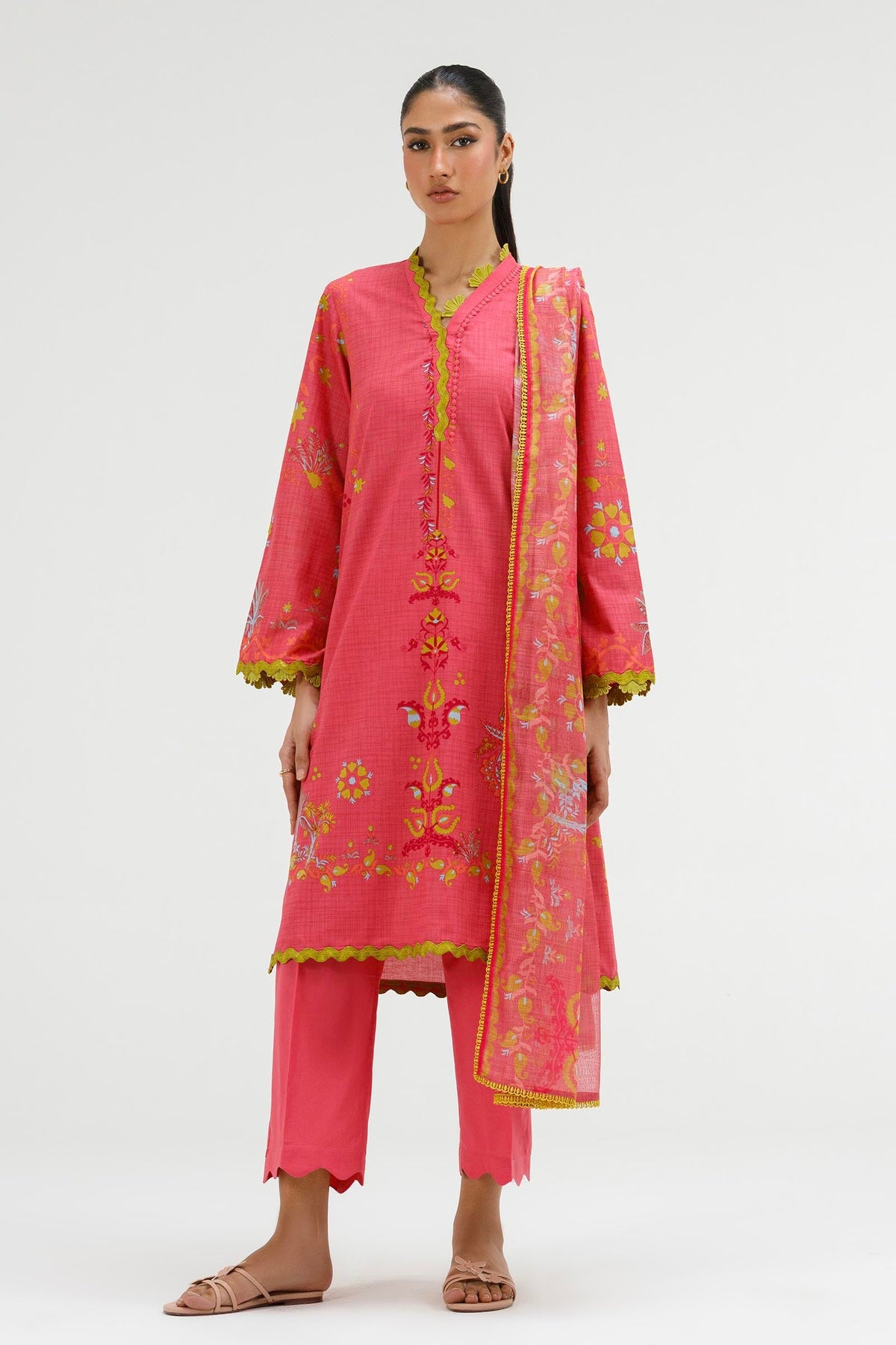 Stitched Printed Lawn Suit