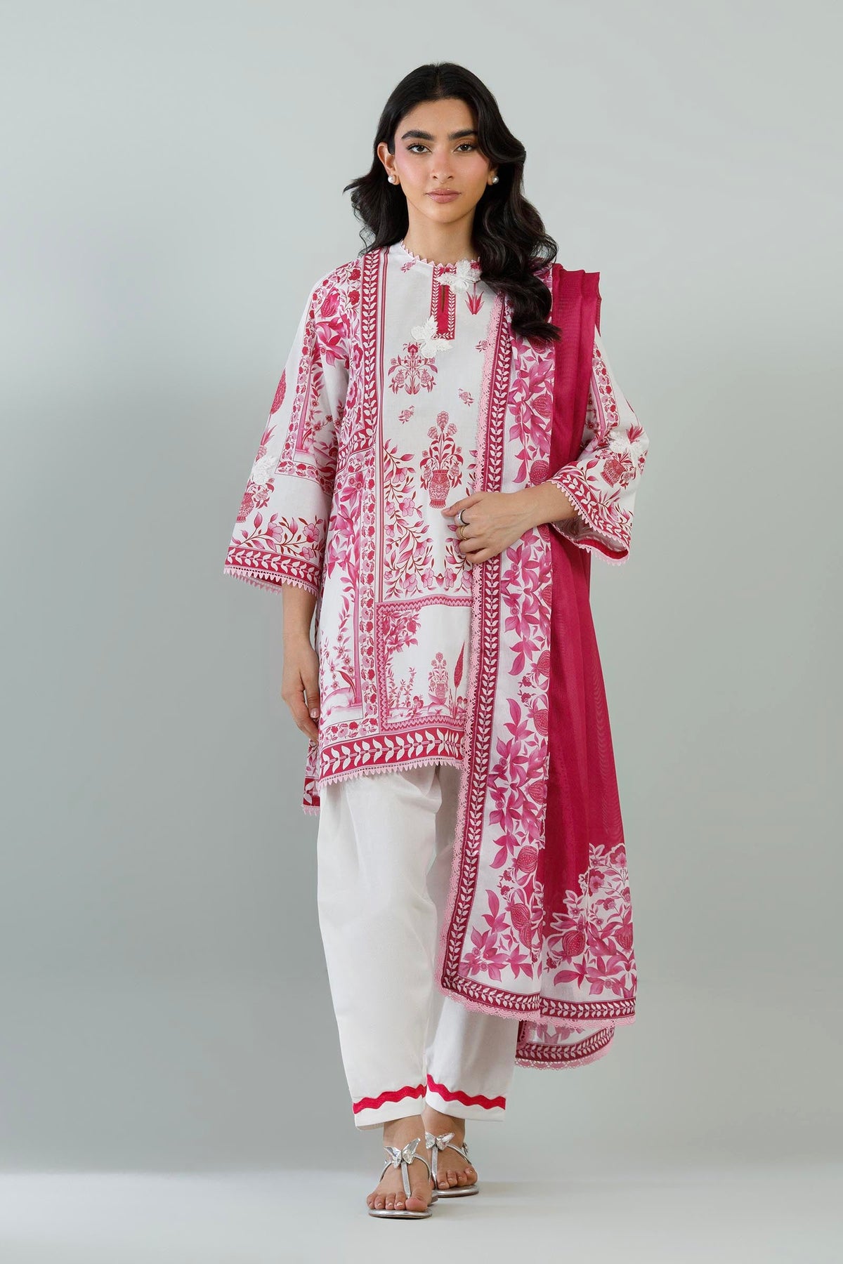 Stitched Printed Lawn Suit