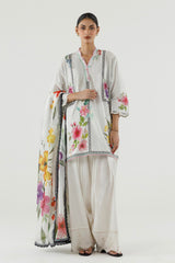 Stitched Printed Cambric Shirt+ Dupatta