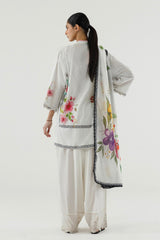 Stitched Printed Cambric Shirt+ Dupatta