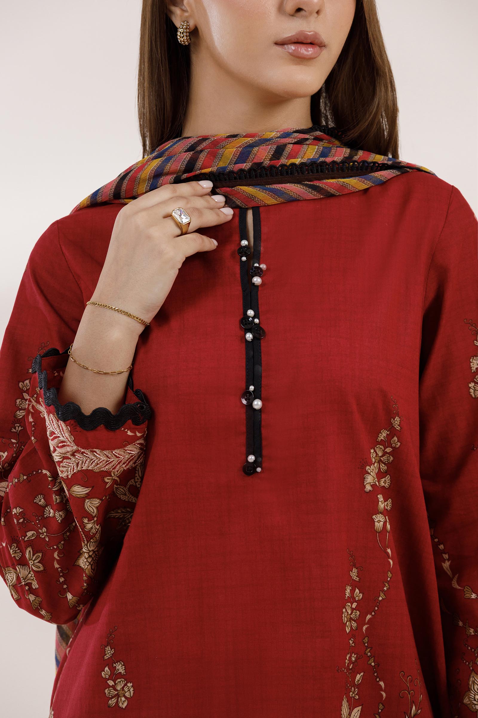 Stitched Printed Lawn Suit