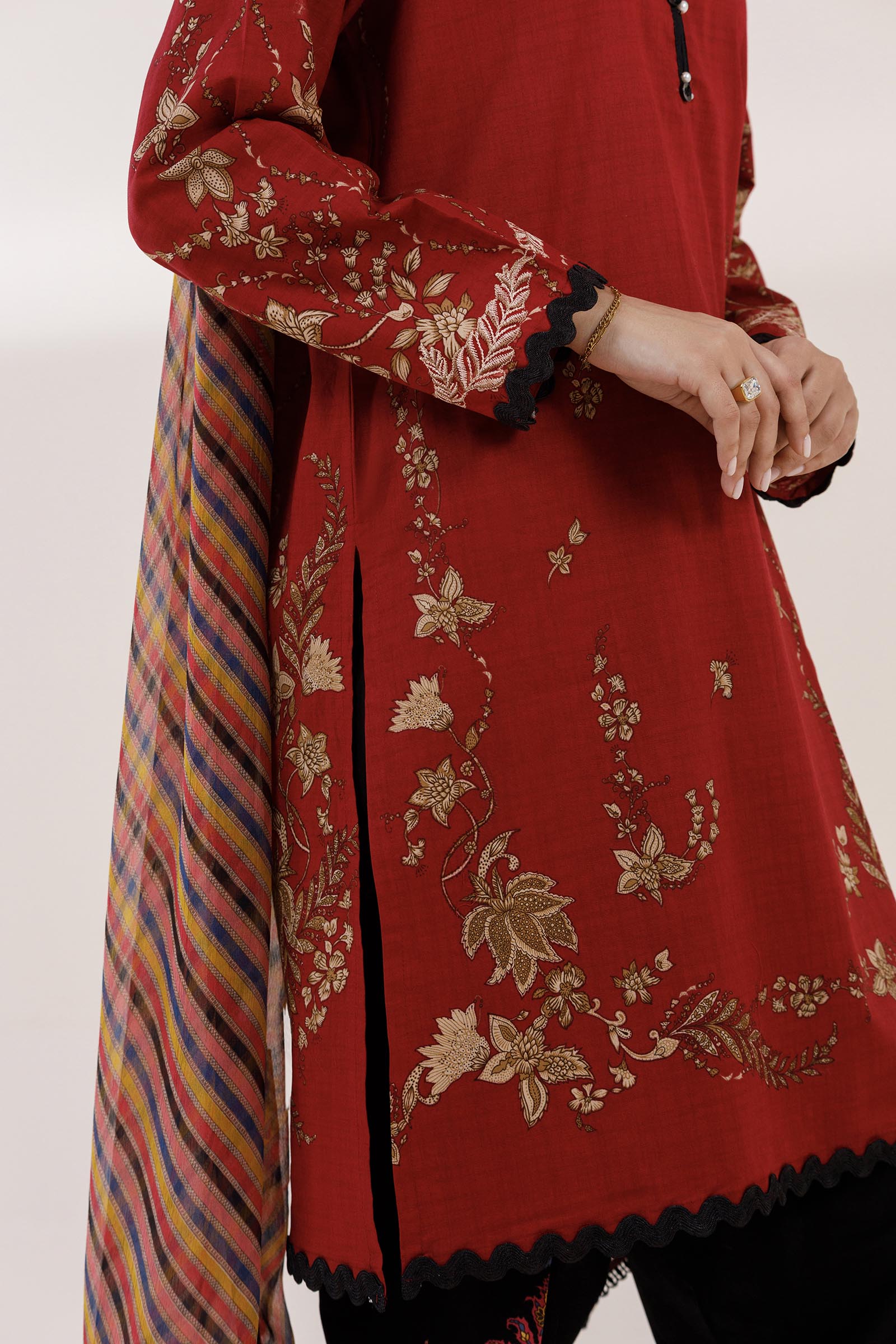 Stitched Printed Lawn Suit