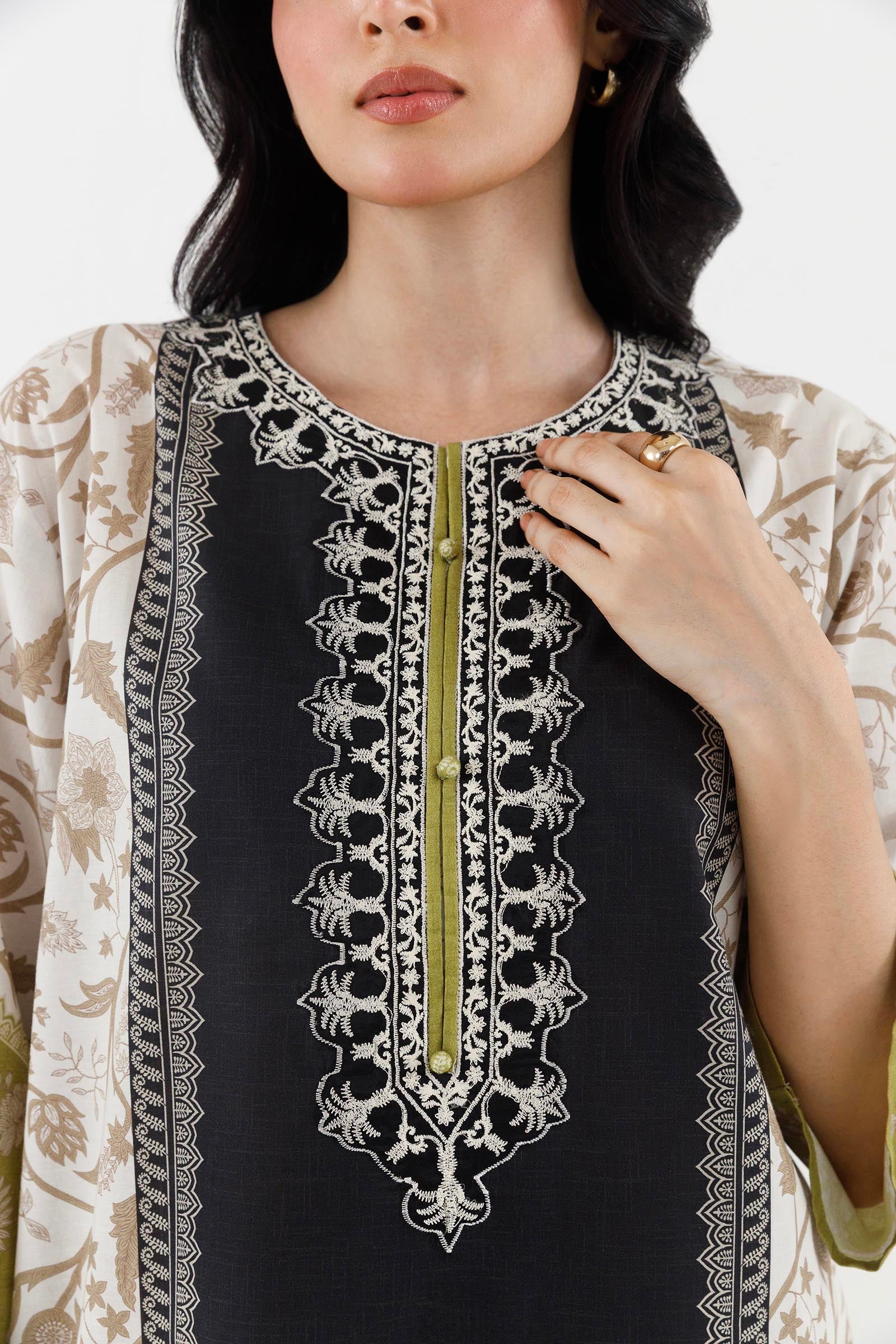 Stitched Printed Lawn Shirt+ Dupatta