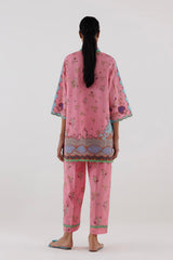 Stitched Printed Lawn Shirt+ Culotte
