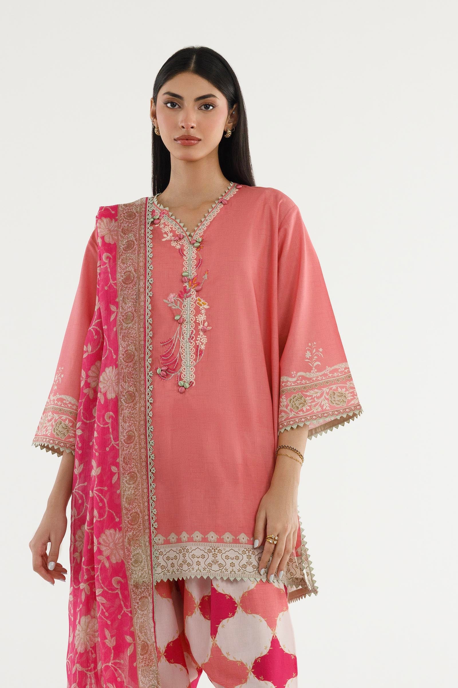 Stitched Printed Lawn Suit