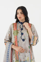 Stitched Printed Lawn Suit