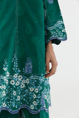 Stitched Printed Lawn Shirt+ Culotte