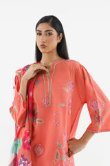 Stitched Embroidered Muzlin Suit