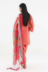Stitched Embroidered Muzlin Suit