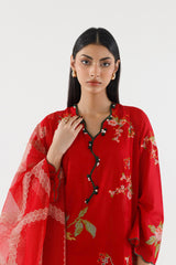 Stitched Embroidered Muzlin Suit