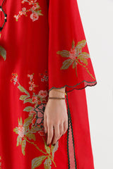 Stitched Embroidered Muzlin Suit