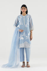 Stitched Embroidered Muzlin Suit