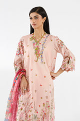 Stitched Embroidered Muzlin Suit