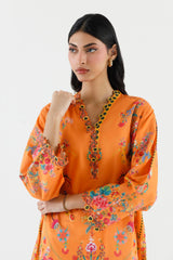 Stitched Embroidered Muzlin Suit