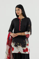 Stitched Embroidered Muzlin Suit