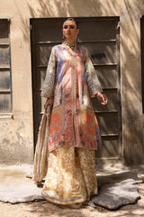 Stitched Embroidered Raw Silk Suit