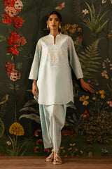 Stitched Embroidered Lawn Shirt+ Shalwar
