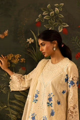Stitched Embroidered Lawn Shirt+ Shalwar