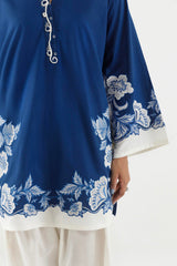 Stitched Embroidered Lawn Shirt+ Shalwar