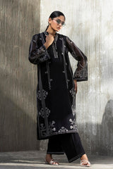 Stitched Embroidered Slub Shirt+ Culotte