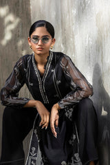 Stitched Embroidered Slub Shirt+ Culotte