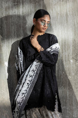 Stitched Embroidered Lawn Suit