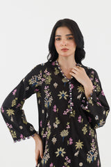 Stitched Embroidered Lawn Shirt+ Culotte