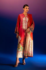 Stitched Printed Crepe Shirt + Dupatta