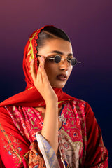 Stitched Printed Crepe Shirt + Dupatta