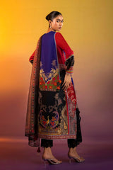Stitched Printed Crepe Shirt + Dupatta