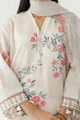 Stitched Printed Crepe Shirt+ Dupatta