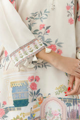 Stitched Printed Crepe Shirt+ Dupatta