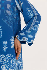 Stitched Printed Crepe Suit