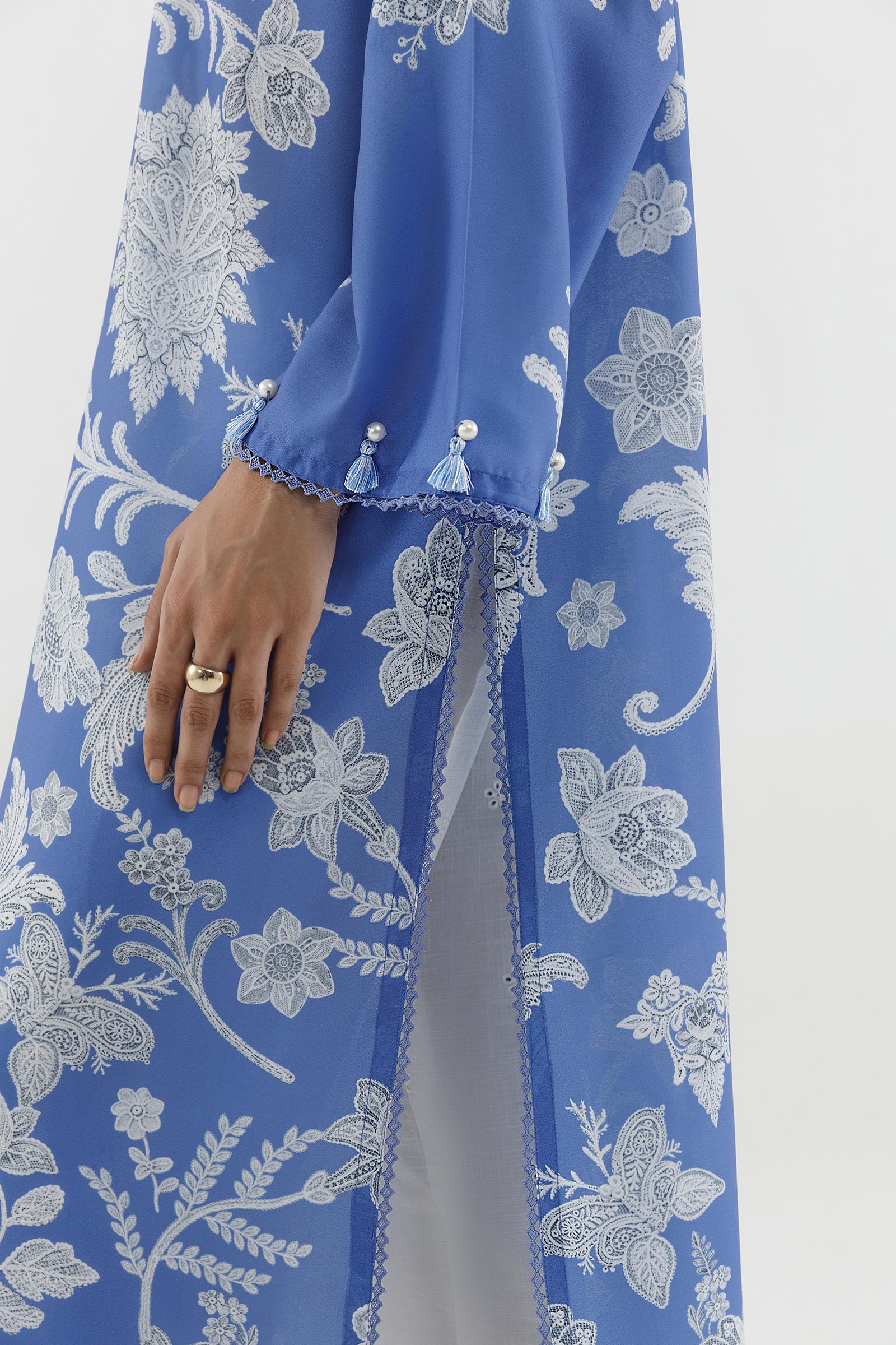 Stitched Printed Crepe Shirt+ Dupatta