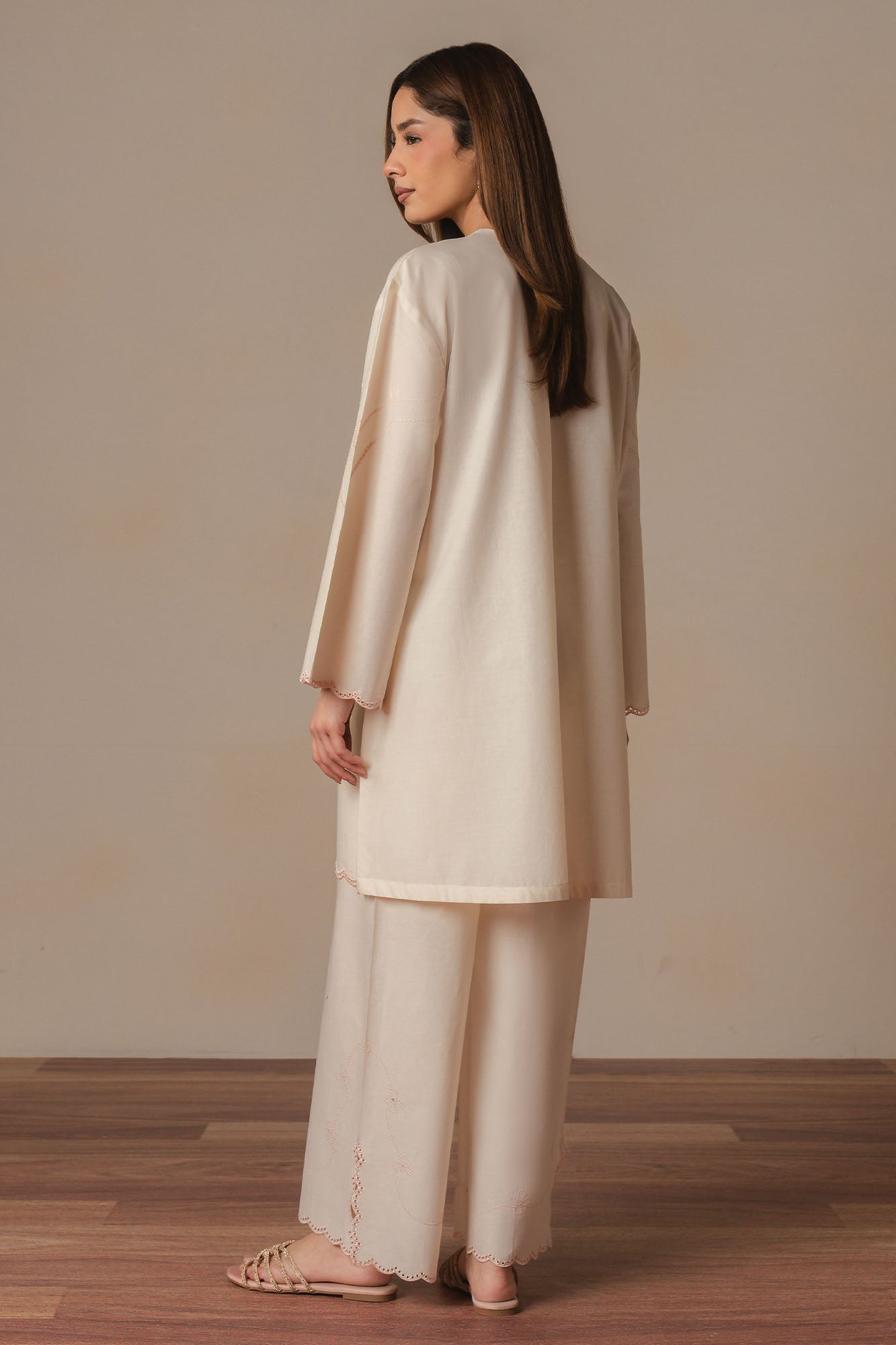 PETAL PEACH-2PC (SHIRT & TROUSER)