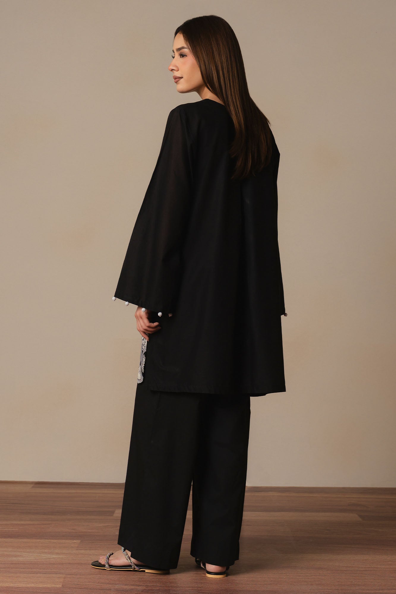 MIDNIGHT LACE-2PC (SHIRT & TROUSER)