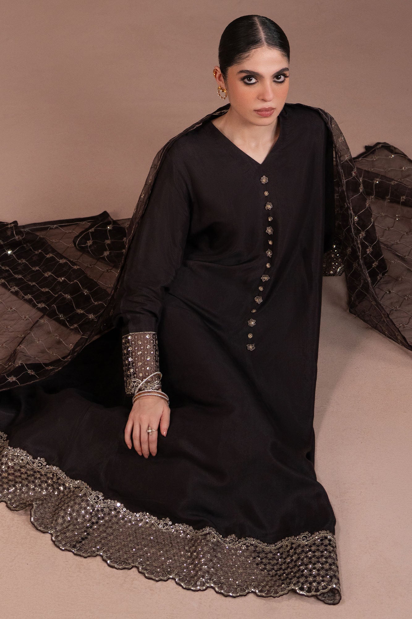 GOLDEN OAK-3PC (SHIRT, TROUSER & DUPATTA)